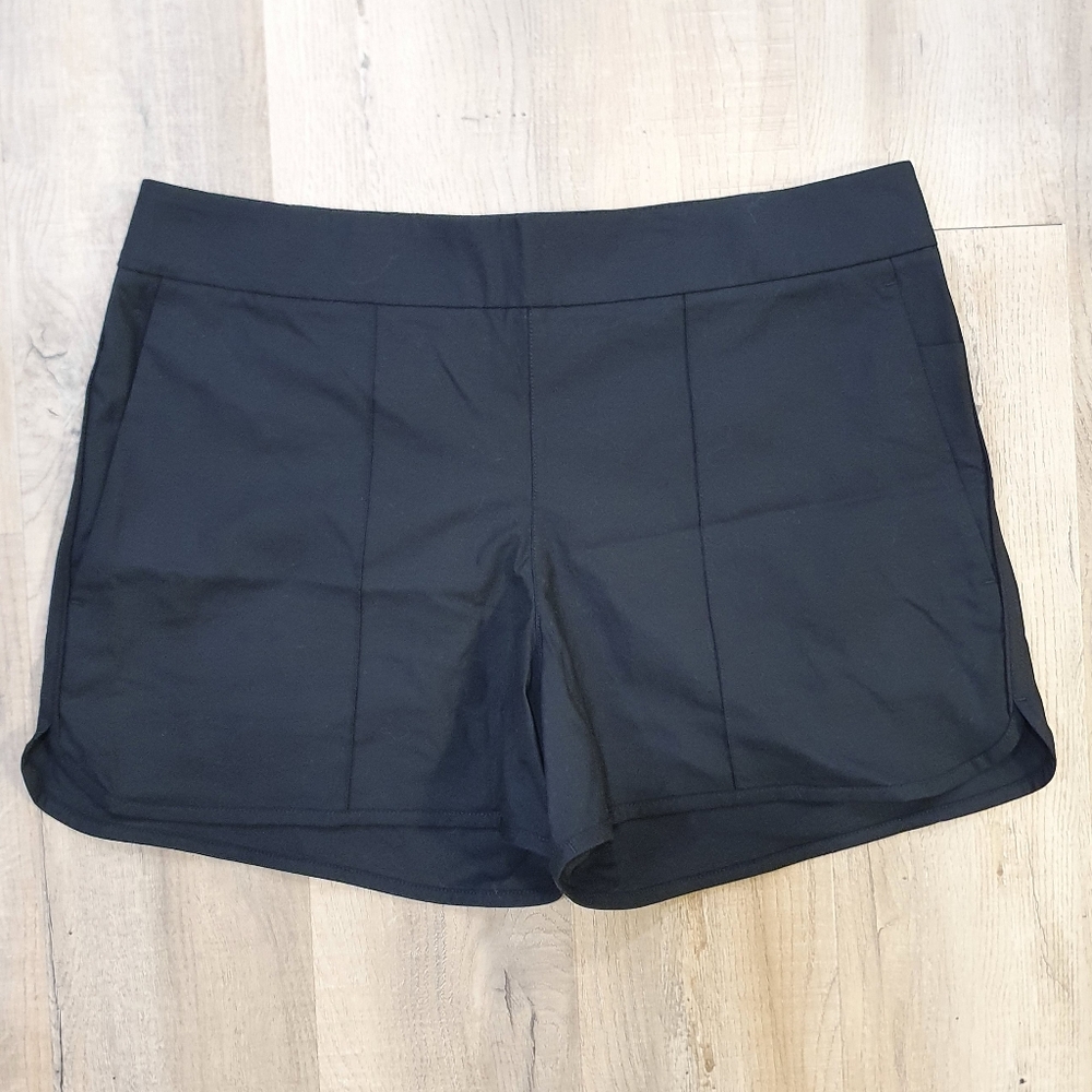 Kit And Ace Elastic Waist Black Shorts, Size 10